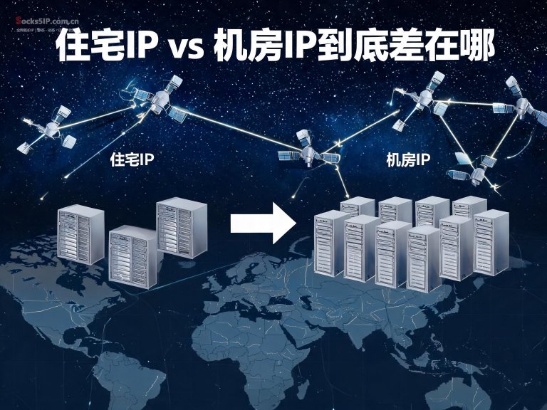 住宅IP vs 机房IP差在哪？光梭IP实测