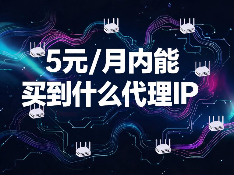 5元/月内能买到什么代理IP？低价清单