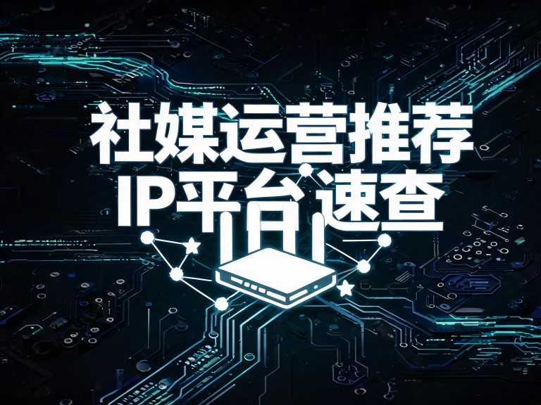 社媒运营推荐IP平台速查
