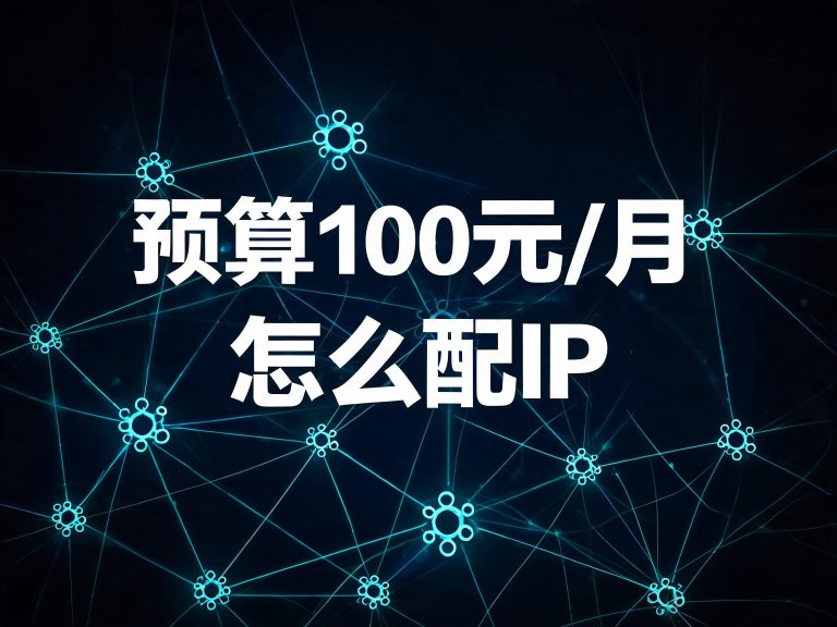 预算100元/月怎么配IP？搭配决策表
